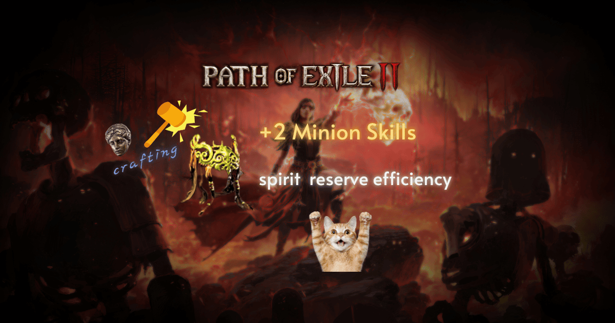 PoE2 Minion Helmet Crafting (0.5.0): A +2 minion Skill level Guide