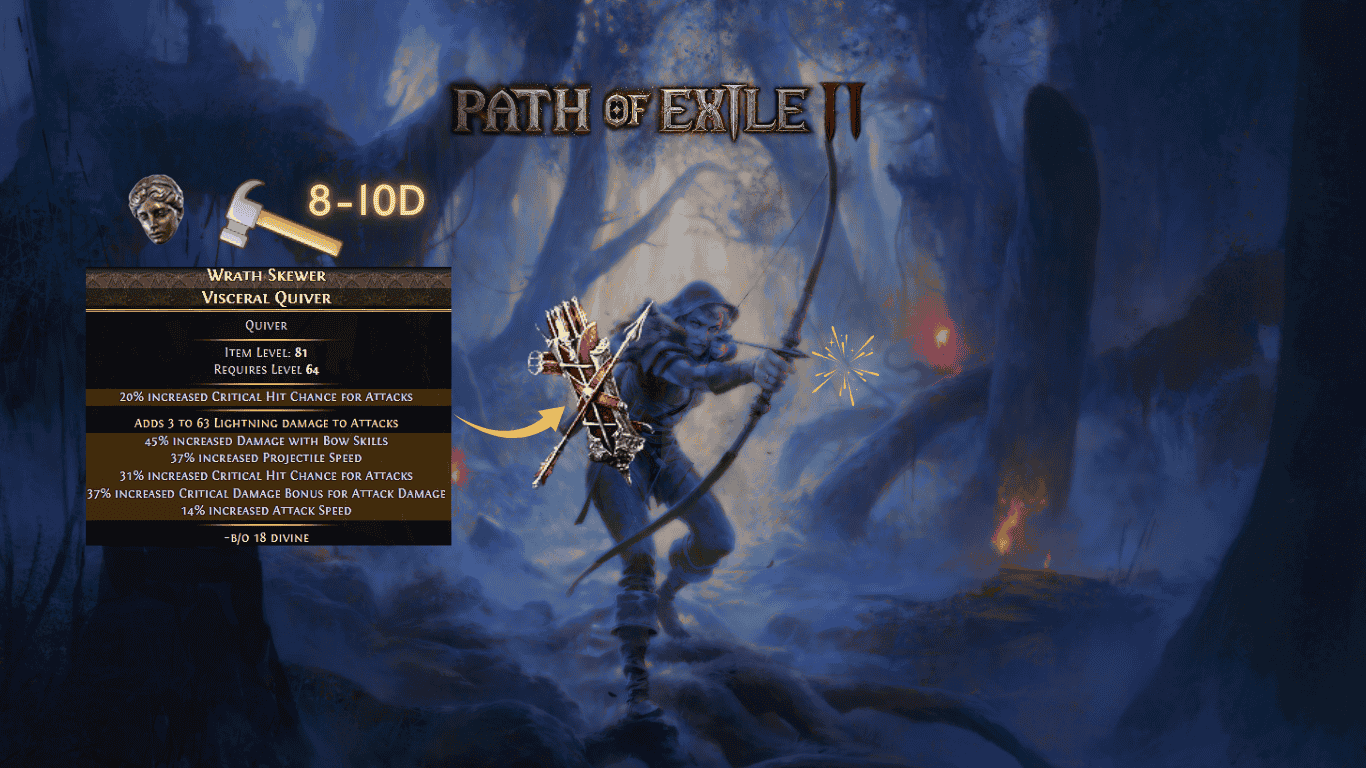 PoE2 0.4.0 Low-Budget Visceral Quiver Crafting Guide: The Recombination Method